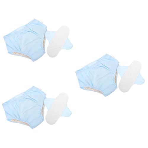 Ipetboom 3pcs Incontinence Underwear for Women Soft Breathable Washable Adult Diapers Leakproof Pant