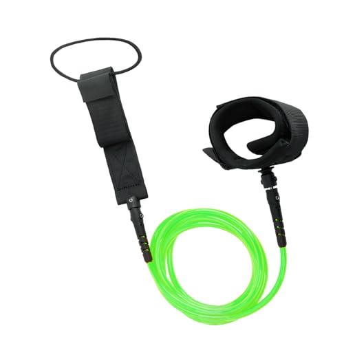 Bnineteenteam Stay on Board Ankle Strap, Paddle Board Leash Surfing Safety Cord 9ft Long for Shortboards Longboards (7ft)