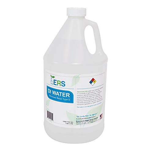 Deionized Water - 1 Gallon -Certified Laboratory Grade - ASTM Type II - Certificate of Analysis