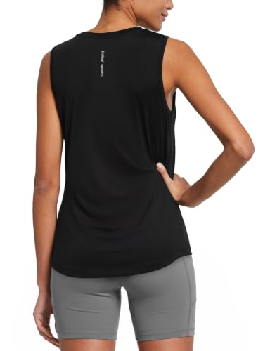 Image of baleaf Women's Workout Tank Tops Sleeveless Quick Dry Running Shirts Lightweight Loose Fit for Yoga Athletic Gym