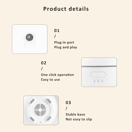 Difusor aromático eléctrico Volcano Humidifier 360 mL blanco miniatura 5