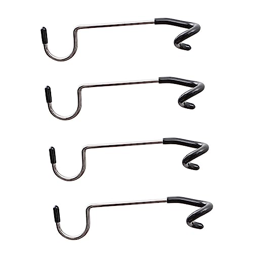 MUSISALY 4Pcs Versatile Camping Light Hooks Tent Lamp Hangers with Skid Sleeve Easy to Install for Outdoor Activities Hiking Fishing and More