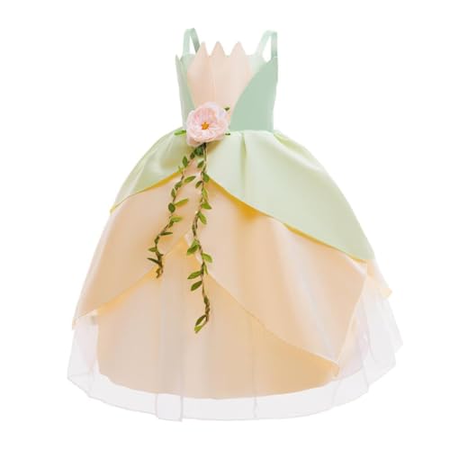 Disfraz completo princesita rana para niñas talla 10–12 miniatura 3