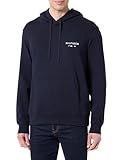 Tommy Hilfiger Sudadera con Capucha para Hombre Brand Love Small Hilfiger Mw0mw41429, Desert Sky, M, Azul (Desert Sky), M