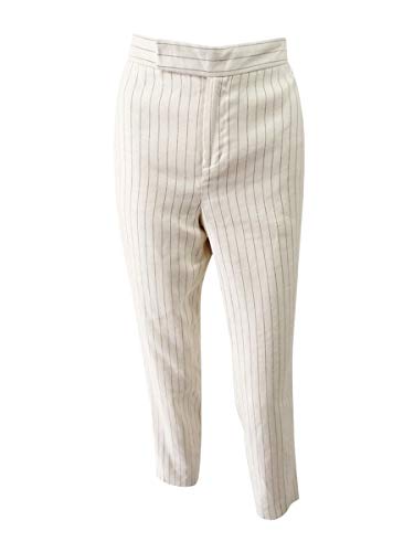 Ralph Lauren Womens Twill Casual Trouser Pants, Off-White, 14 Short