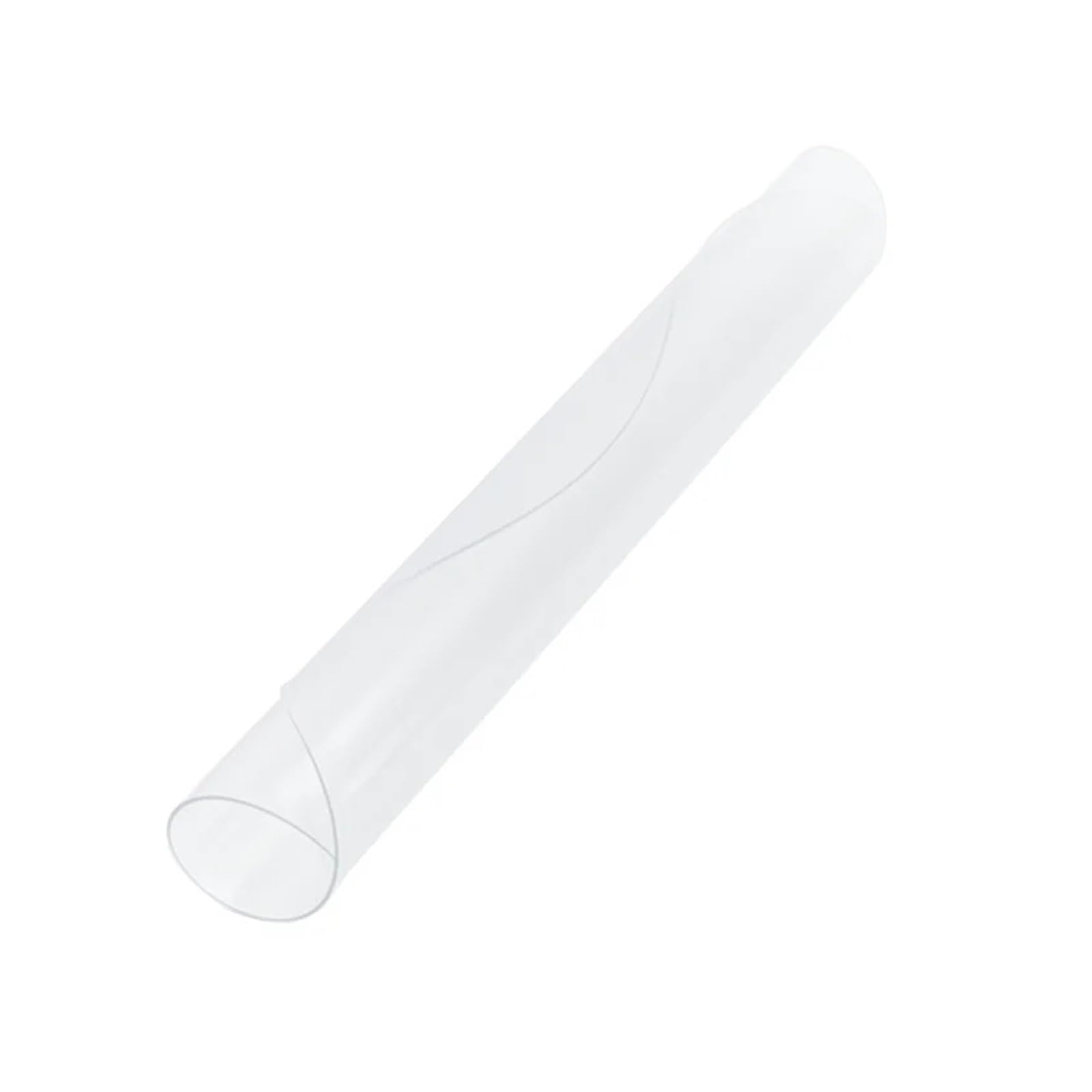 Nappe en plastique PVC transparent de 110 cm ronde épaisseur 1mm