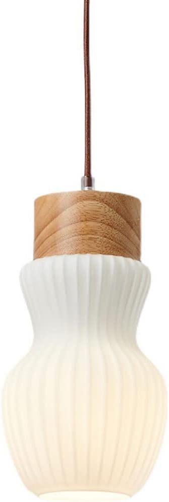 Suspension en bois moderne, plafonnier créatif aux finitions soignées