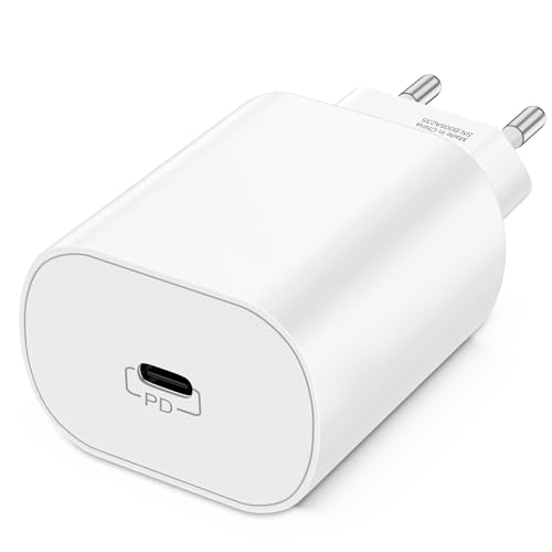 ARCCRA Embout Chargeur USB C, Adaptateur Secteur USB-C 20 W pour Charge Rapide avec PD3.0, Prise Type-C Compatible avec Téléphones Portables (ex: iPhone, Samsung Galaxy, Google Pixel), Tablettes, etc.