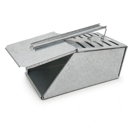 Image of Pure Source India Heavy Duty Galvanized Metal Rat Trap Cage | Humane Live Catch Rodent Trap | Reusable Mouse Catcher for Home, Kitchen, Warehouse, Garden & Farm
