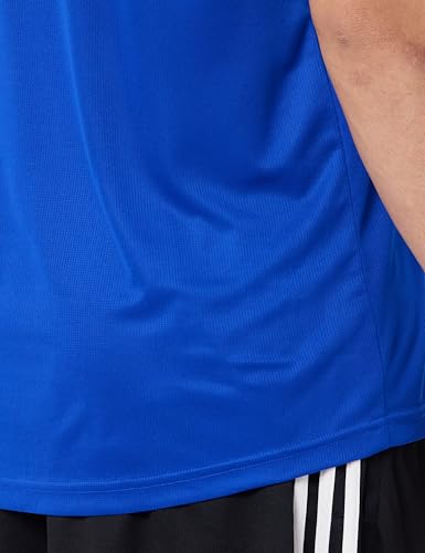 Image of adidas Men's Polyester Geometric Regular Fit Polo Shirt