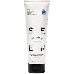 SEEN Deeper Conditioner, Fragrance Free – Non-Comedogenic Hair Deeper Conditioner – Dermatologist-Developed – Safe for Sensitive, Eczema & Acne Prone Skin