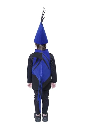 Image of Kaku Fancy Dresses Polyester Shark Fish Cutout For Kids, Water Animal Costume For Boys & Girls (Freesize /Only Cutout With Cap), Multicolor
