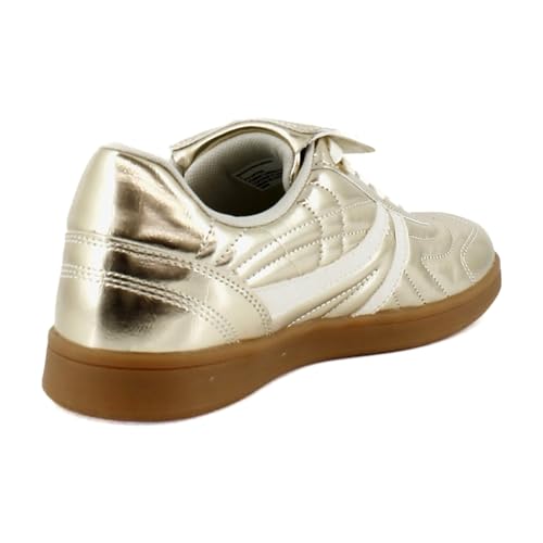 Steve Madden Women's Madrid Sneaker, Gold, 8