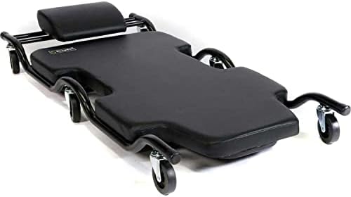 ShopSol 3010005 Heavy-Duty Automotive Creeper with Elevated Headrest, 500-Pound Capacity