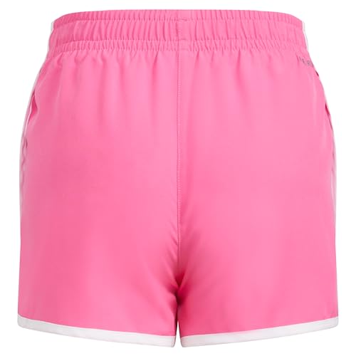 adidas Girls' Elastic Waistband Retro Woven Gym Shorts3
