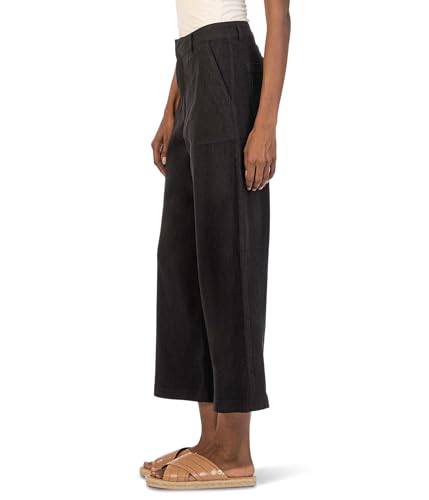 KUT from the Kloth Women's Topaz Wide Leg Pant with Porkchop Pockets3