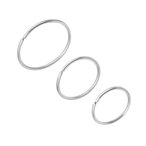 [INDOSSABILE] ① Si apre e si chiude facilmente per cambiarlo a mano, ma rimane ben chiuso durante l'uso. ② Adatto per piercing regolari al naso/trago/elica/lobo/conca. ③ Cerchietto per orecchini tipo Sleeper, comodo quando si dorme. Inoltre, non è necessario toglierlo durante il bagno.