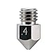 Micro Swiss Plated Wear Resistant Nozzle MK8 MakerBot, CraftBot, BQ Witbox, BQ Prusa I3 Hephestos 0.4mm