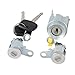 KPALAG Ignition Lock Cylinder & Door Lock Cylinder & Keys kit Compatible with Toyota Tacoma 1995-2004, Ignition Switch & Door Lock Cylinders with Keys Replace# 69005-35840 69051-35070 69052-35070