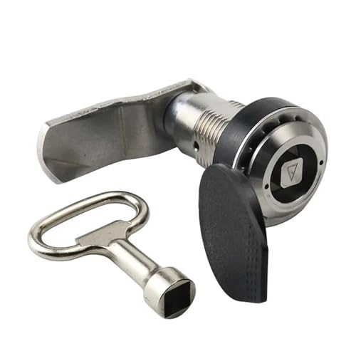 Serrure d'angle rotative inox 304 pour fixation de porte robuste - 4