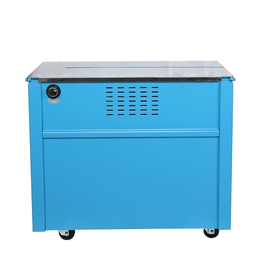 Image of SMART PACK Heavy Duty Type Semi Strapping Machine for Packaging | Semi-Automatic, Box, Packaging, Strapping, Carton, Machine | Goods Strapping Machine | Pack of 1 Machine