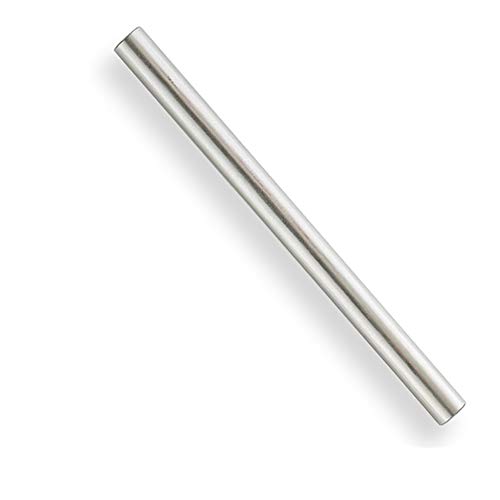 Platinum Titanium Anode, Platinum Coated Titanium Round bar, Dia 8 x L. 100mm, Coating of Platinum 2.5 microns, Electrode for Electroplating, Gilding, Silver Plating, Polymet Galvanotech