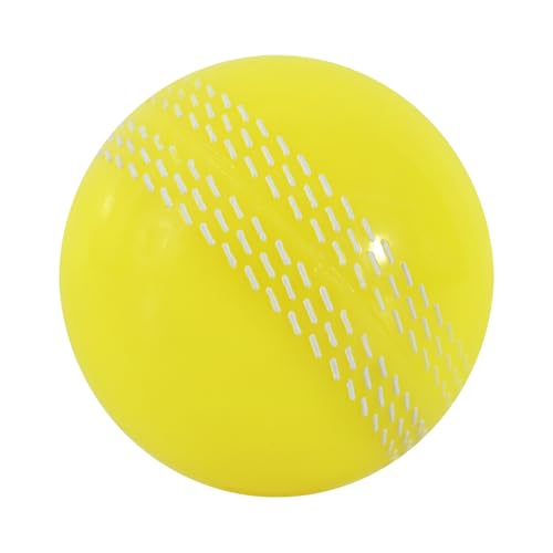 Image of DSC Winger I10 Cricket Ball | Color: Yellow | Size: Standard | Material: Rubber | Lightweight | Durable Construction | Suitable for Indoor /Outdoor Training
