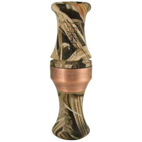 Zink Calls Power Hen 2 (PH-2) Polycarbonate Double Reed Durable Hunting Waterfowl Duck Game Call, Oak/Shadowgrass Blades