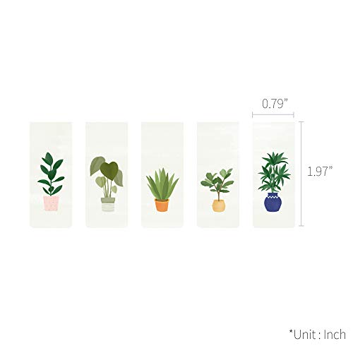 Monolike Magnetic Bookmarks Garden Plant, Set Of 5 #TOP4