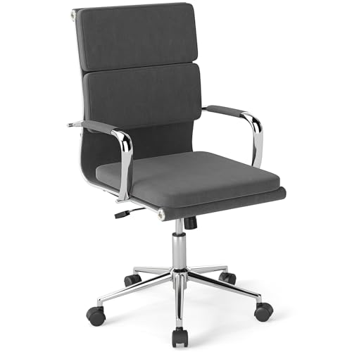COSTWAY Ergonomic Office Chair, High Back Desk Chairs with Armrests,