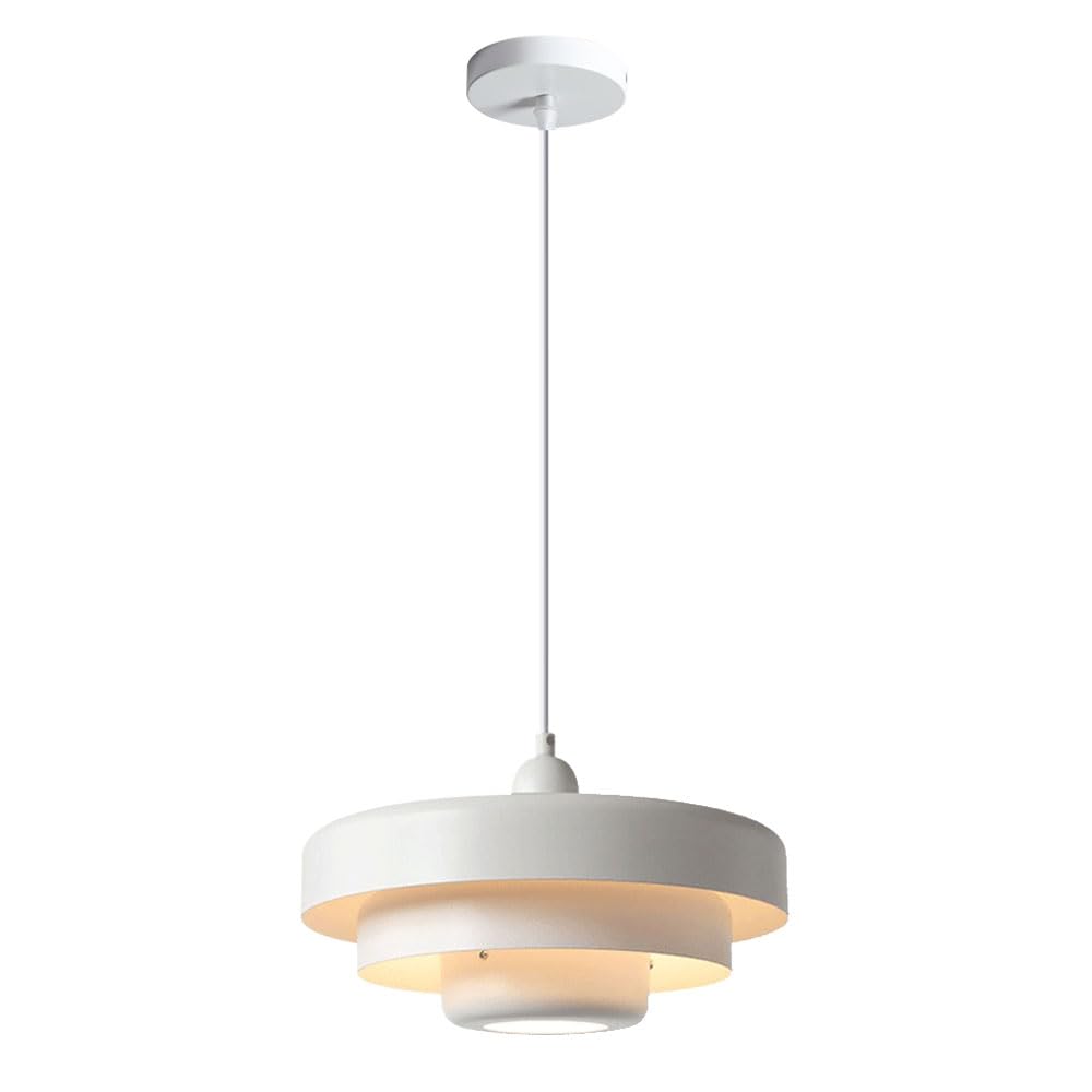 GUOGUOSM Nordic Industrial Style Chandelier, Creative Metal Hanging Light, E26 Light Source Single Head Pendant Lamp, Living Room Balcony Bar Decorative Lighting Fixtures
