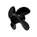 Quicksilver Nemesis 4-Blade Aluminum Propeller, 10.6