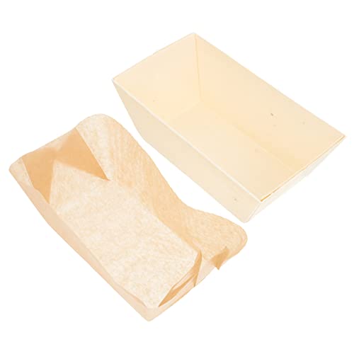 AUTSUPPL 3pcs High-temperature Bread Baking with Paper Liners for Cakes Breads and Desserts for Bakeries Home Use and Packing
