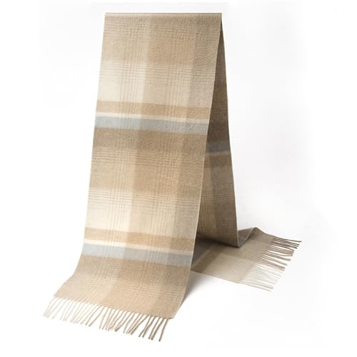 Bufandas para invierno de lana y cachemira británica H 30x180cm