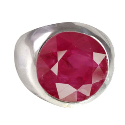 Ruby Corundum Ring, 925 Sterling Silver, Unique Ring, Western Ring, Anniversary Gift, Fancy Ring, Attractive Jewelry, Funky Ring, Vintage Style Ring, Stylish Ring, Cluster Ring, Huge Ring