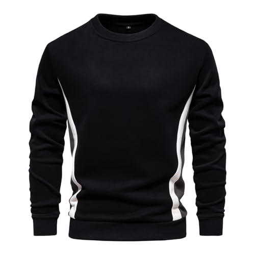 T homme noir running sport respirant et ample à manches longues et col rond