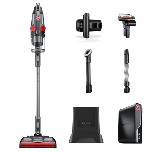 Hoover ONEPWR WindTunnel Emerge Pet+ Cordless Stick Vacuum Cleaner, Lightweight Stick Vac, Powerful and Quiet Cleaning, Self Standing, No Wall Mount Required, Cordless Vacuum Cleaners for Home Use