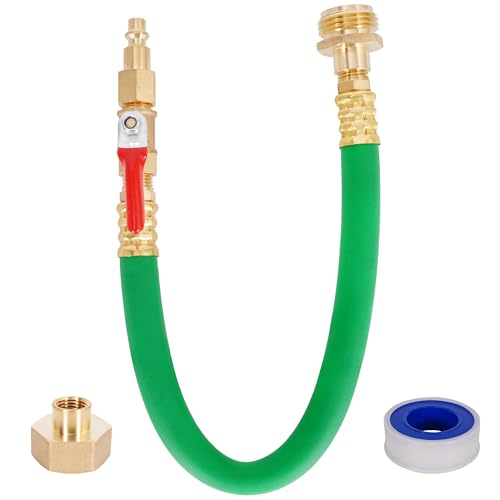 Image of RV Winterizing Kit Fit for Motorhome Boat Camper and Travel Trailer with Sprinkler Blowout Adapter, Air Compressor Quick Connect Kit for Winterize Sprinkler System RV (Lead-Free Brass)