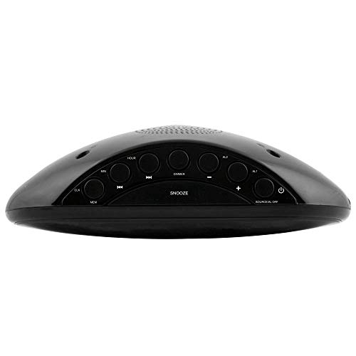HANNLOMAX HX-123CR Alarm Clock Radio, PLL AM/FM Radio, Green LED 1.2 Inches Display, Dual Alarms, Dimmer - Thumbnail 3