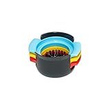 Facile à nettoyer : dispose d'un design creux qui élimine facilement les résidus alimentaires en rinçant à l'eau, ce qui le rend pratique et facile à nettoyer.