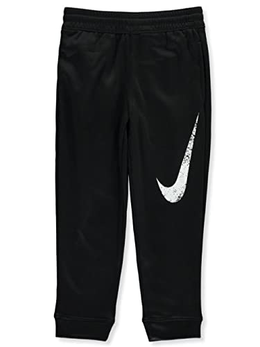 Nike Boy's Therma Fleece Athletic Pants (Little Kids) Black 6 Little Kids