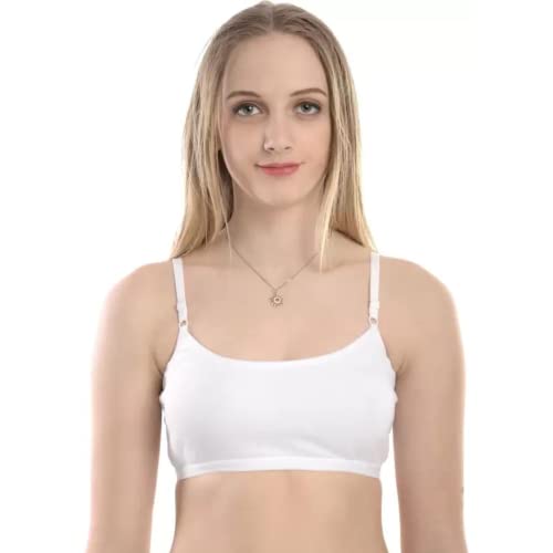 Image of FINE GIRL Women's Cotton Non-Padded Non-Wired Sports Bra Combo (Pack of 3)