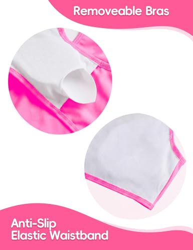 Image of Girls Swimsuit Bikini Set 2 Piece Quick Dry Ruffle Bathing Suit Teens Swimwear with Spaghetti Strap