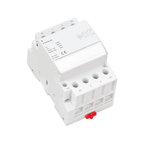 Contacteur modulaire AC 4P 63A pour rail DIN dans le tableau électrique domestique