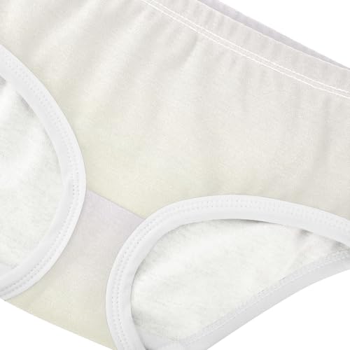 Joisal Toddler Girls Underwear 2t Cotton Little Girl Panties Print Undies Kids Briefs Magnolia Light Yellow Gradient4