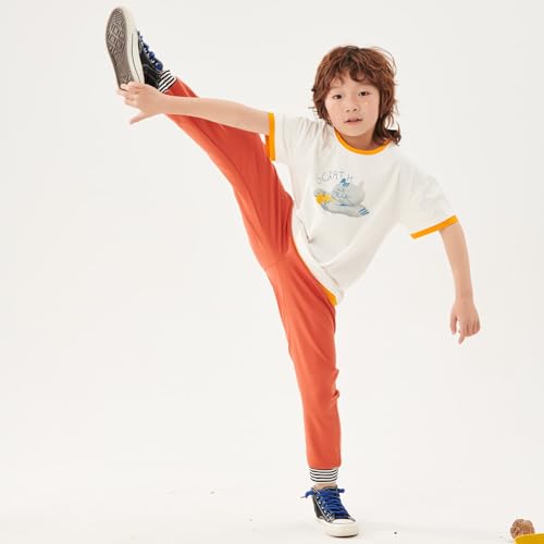 Organic Cotton Kids Jogger Pants, Soft and Breathable Sweatpants for Boys2