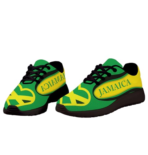 Jamaica Flag Shoes for Women Men Trail Running Casual Fashion Sneakers Slip-on Tennis Shoes4