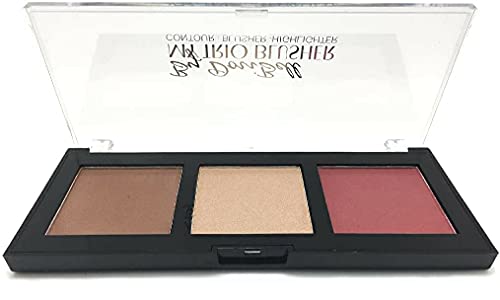 Paleta Contour MY TRIO BLUSHER contorno colorete iluminador 03 SEDUCTION NIGHT 10,5gr. By DoriBell ®