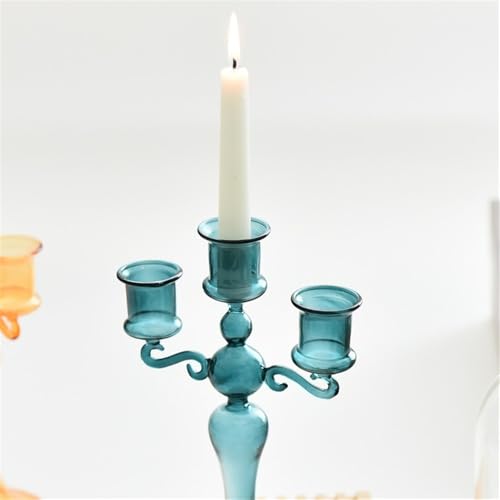 Bougeoirs de table en verre de qualité supérieure pour décoration salon - 6