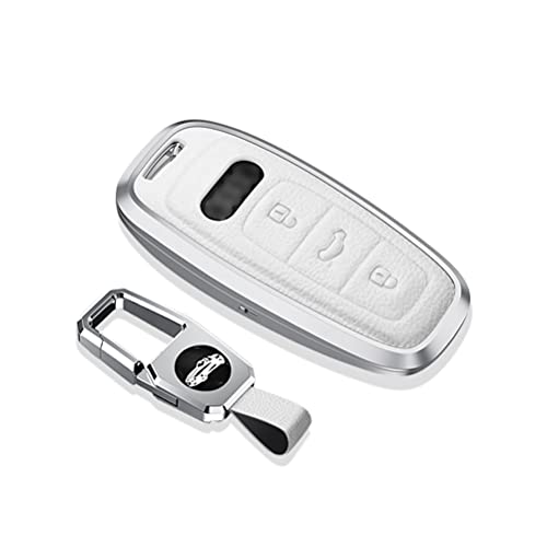 Accessoire clé Audi Q7 Q8 protection de clé sans clé blanche SANRILY